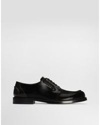Dolce & Gabbana - Derby-Schuhe Aus Kalbsleder - Lyst