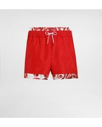 Dolce & Gabbana - Majolica-Print Medium Swim Boxer Shorts - Lyst