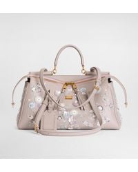 Dolce & Gabbana - Medium Vittoria Handbag With Embroidery - Lyst