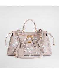 Dolce & Gabbana - Medium Vittoria Handbag With Embroidery - Lyst