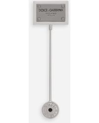 Dolce & Gabbana - Dg Logo Tag Lapel Pin - Lyst