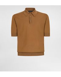 Dolce & Gabbana - Fine-Gauge Cashmere Polo Shirt - Lyst