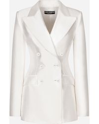 Dolce & Gabbana - Double-Breasted Blazer - Lyst