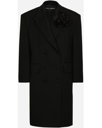 Dolce & Gabbana - オーバーサイズウールコート - Lyst