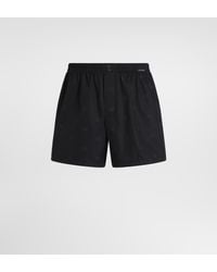 Dolce & Gabbana - Logo-Print Poplin Boxer Shorts - Lyst