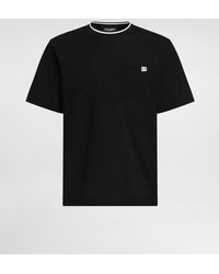 Dolce & Gabbana - Cotton Piqué T-Shirt - Lyst