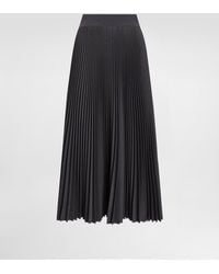 Dolce & Gabbana - Pleated Woolen Calf-Length Circle Skirt - Lyst
