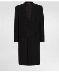 Dolce & Gabbana - Single-Breasted Wool Coat - Lyst