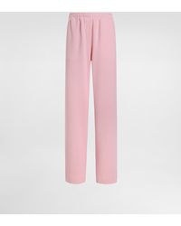 Dolce & Gabbana - Jersey Jogging Pants With Dg Logo Embroidery - Lyst