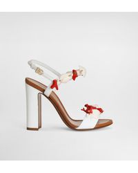 Dolce & Gabbana - コーラルエンブロイダリー ナッパレザー サンダル - Lyst