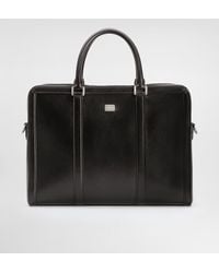 Dolce & Gabbana - Leather Briefcase - Lyst