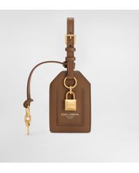 Dolce & Gabbana - Calfskin Keychain - Lyst