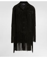 Dolce & Gabbana - Split Leather Jacket - Lyst