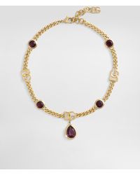 Dolce & Gabbana - Logo Necklace - Lyst