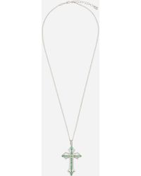 Dolce & Gabbana - Anhänger Tradition Aus- Und Weißgold 18 Kt Mit Smaragden Und Diamanten - Lyst