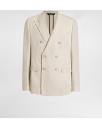 Dolce & Gabbana - Double-Breasted Taormina Cotton Jersey Jacket - Lyst