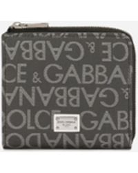 Dolce & Gabbana - Coated Jacquard Card Holder - Lyst