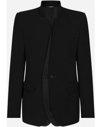 Dolce & Gabbana - Single-Breasted Wool Jacket - Lyst