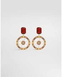 Dolce & Gabbana - Carretto Wheel Clip Earrings - Lyst