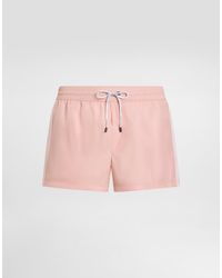 Dolce & Gabbana - Swim Boxer Shorts With Logo - Lyst