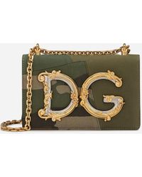 Dolce & Gabbana - Dg Girls Bag In Camouflage Patchwork - Lyst