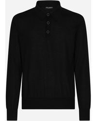 Dolce & Gabbana - Extra-Fine Cashmere Polo-Shirt - Lyst