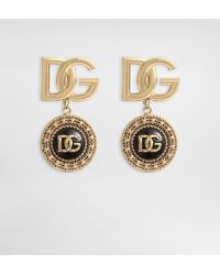 Dolce & Gabbana - Like A Virgin Logo Clip Earrings - Lyst