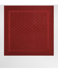 Dolce & Gabbana - Stola 135X135 Aus Seide Mit Logo-Jacquard - Lyst