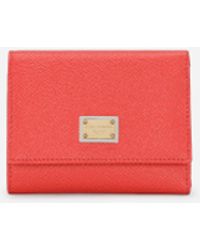 Dolce & Gabbana - French Flap Wallet With Tag - Lyst