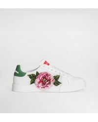 Dolce & Gabbana - Calfskin Portofino Light Sneakers - Lyst
