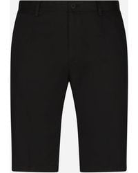 Dolce & Gabbana - バミューダパンツ ストレッチコットン Dgパッチ - Lyst