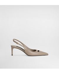 Dolce & Gabbana - Silk-Effect Nappa Leather Slingback - Lyst