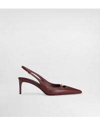 Dolce & Gabbana - Silk-Effect Nappa Leather Slingback - Lyst