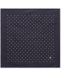Dolce & Gabbana - Silk Jacquard Pocket Square With Dg Logo - Lyst