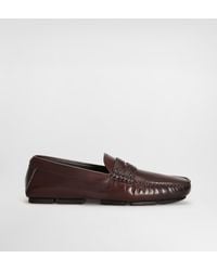 Dolce & Gabbana - Dg Driver Calfskin Slipper With Crocodile Inserts - Lyst