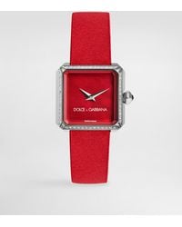 Dolce & Gabbana - Sofia Steel Watch With Diamonds - Lyst