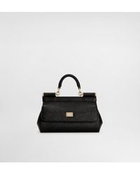 Dolce & Gabbana - Borsa Sicily piccola in pelle di vitello dauphine - Lyst
