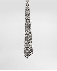 Dolce & Gabbana - Majolica-Print Silk Twill Tie - Lyst