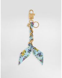 Dolce & Gabbana - Printed Satin Keychain - Lyst