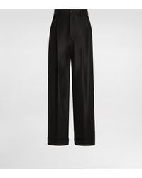 Dolce & Gabbana - Wool Trousers - Lyst