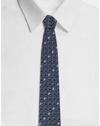 Dolce & Gabbana - Silk Jacquard Tie With Micro-Designs And Dg Logo - Lyst