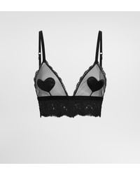 Dolce & Gabbana - Tulle And Lace Bra - Lyst