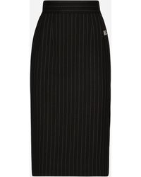 Dolce & Gabbana - ストライプ スカート - Lyst