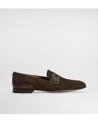 Dolce & Gabbana - Split Calfskin And Alligator Slippers - Lyst