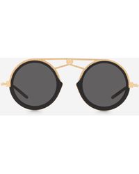 Dolce & Gabbana - Round-Frame Sunglasses - Lyst