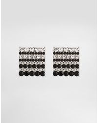 Dolce & Gabbana - Boutons De Manchette Émaillés À Logo - Lyst