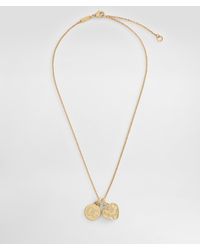 Dolce & Gabbana - Necklace With Heart Charm And Logo Medal - Lyst