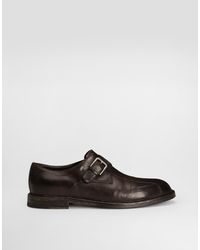 Dolce & Gabbana - Washed Calfskin Laced Shoes - Lyst