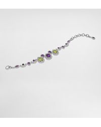 Dolce & Gabbana - Eleganza Bracelet 18-Carat, Amethysts, Peridots, And Sapphires - Lyst