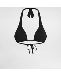 Dolce & Gabbana - Triangle Halterneck Bikini Top - Women's - Elastane/polyamide/polyamidepolyesterpolyurethane - Lyst